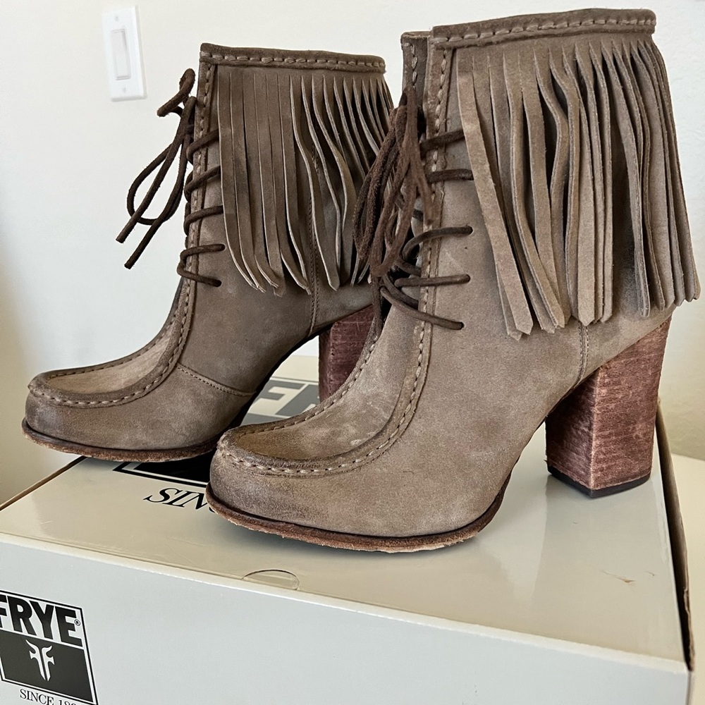 Frye Nubuck Leather Booties